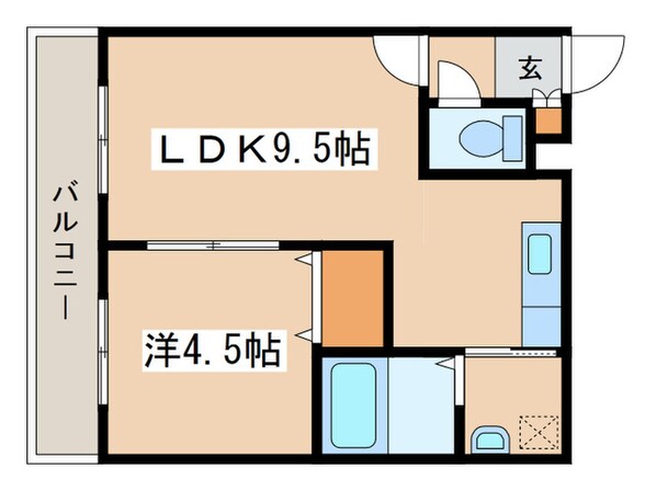 グランドヒルズの物件間取画像